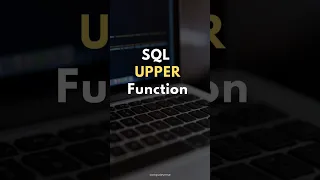 SQL UPPER Function Changing to Uppercase