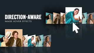 Direction-Aware Image Hover Effects CSS Javascript