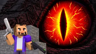 DERROTÉ a TODOS los NUEVOS BOSSES con ARMAS REALES en Minecraft!