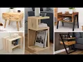 Metal And Wooden Bedside Table Small Nightstand Ideas in 2022