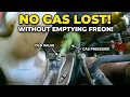 Genius Trick to Replace HVAC Valve Without Losing Gas