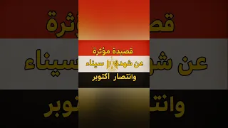 يا سيناء أرض الغلا والدم الطاهر 