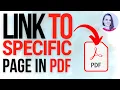 TRICK URL Link to a Specific Page in PDF