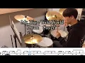 Mr. Big - Wild World (Drum Cover) drumscore drumsheet