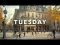 Lagu π§π¨ππ¦πππ¬ ππππ πππ©π | Gazing at autumn Paris, Tuesday jazz full of excitement π² | #NoAImusic