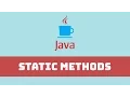 Java Programming Tutorial - Static Methods