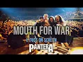 Pantera - Mouth For War (Lyrics on Screen Video 🎤🎶🎸🥁)