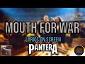 Download Lagu Pantera - Mouth For War (Lyrics on Screen Video 🎤🎶🎸🥁)