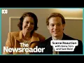Anna Torv and Sam Reid react to iconic scenes The Newsreader ABC iview