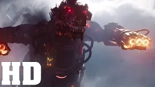 mechagodzilla vs gundam scene ready player one 2018 hd