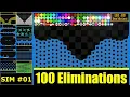 100-Elimination Marble Race Sim