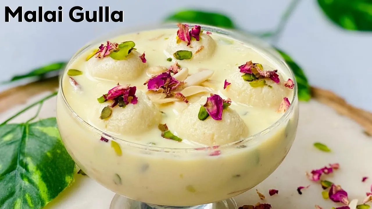 Malai Gulla   Malai Rasgulla Recipe   Rabdi Rasgulla Recipe   Dessert Recipe   Flavourful Food