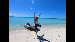 Almost SHIPWRECKED by a Freighter!! Finally Blue Water and LAND!! BAHAMAS BABY [S1:E05]