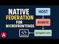Build Microfrontends Without Webpack Native Federation Explained with Angular ESBuild