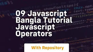 09 javascript bangla tutorial javascript operators