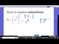 Algebra 2 Chapter 5 Practice Test - 22