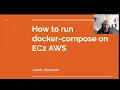 How to run docker-compose on EC2 AWS