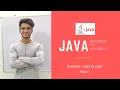 Java Placement Course Taking User Input Lecture - 5 Hemant