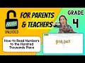 4th MATH UNLOCKED How-To Read Numbers to the Hundred Thousands Place