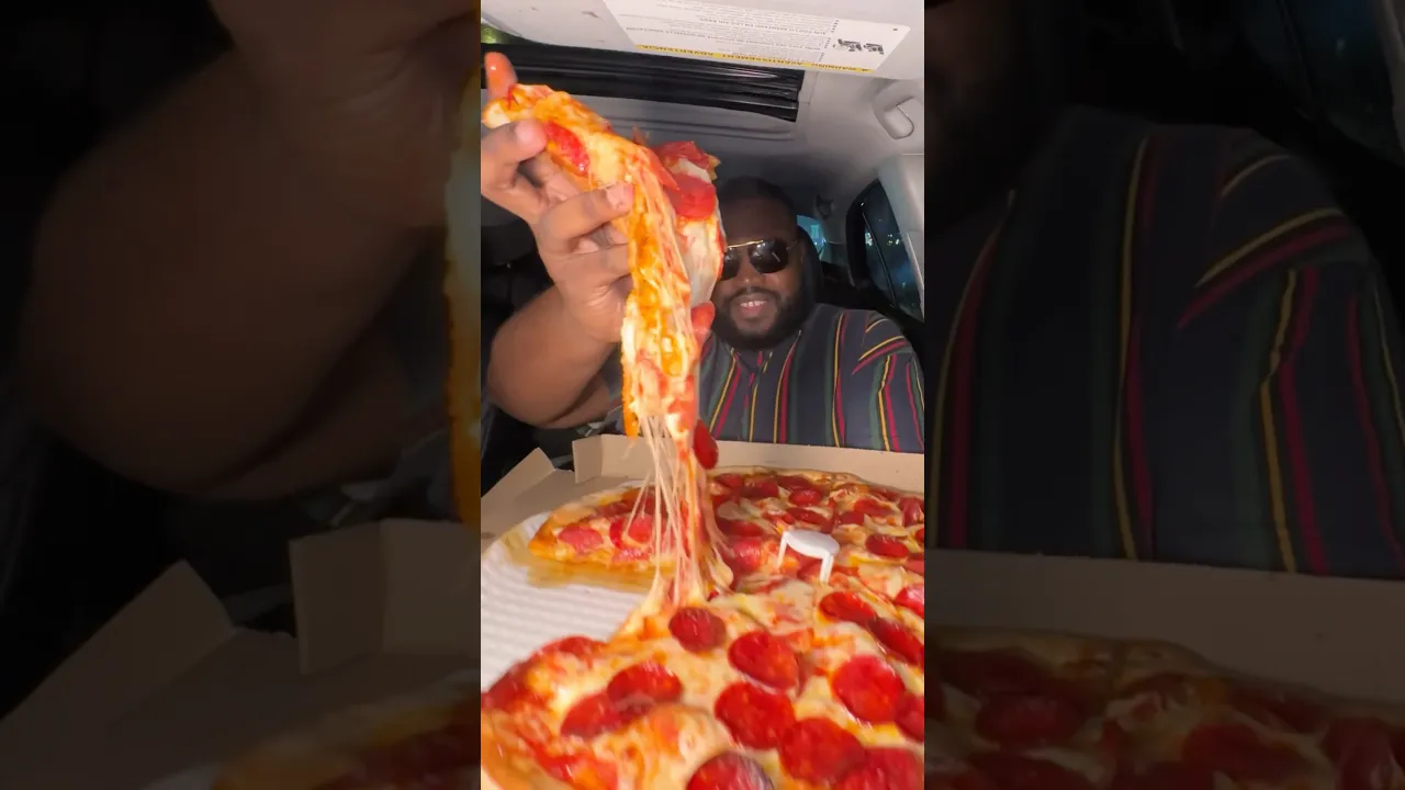 Double stacked pizza in NY