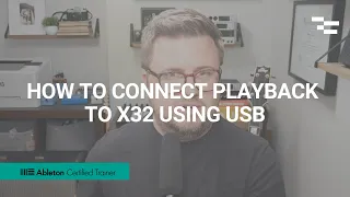 Download How to Connect Playback to x32 using USB MP3