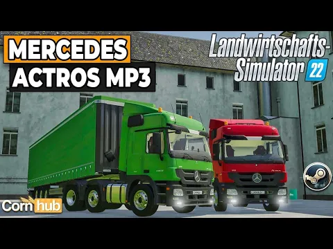 Download MP3 LS22 Mods - Mercedes Actros MP3 - LS22 Modvorstellung