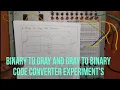 How To Perform Gray to Binary Binary to Gray Code Converter Experiments in DLD Lab DLD Lab Ex