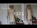 Get ready with me Flapper Edition authentic 1920 s evening dress