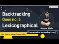 How to Print in Lexicographical Order using Recursion Algorithms