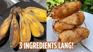 3 Ingredients Lang, May Easy Banana Snack na Kayo! | Precy Meteor