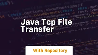 java tcp file transfer