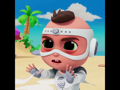 Which superhero saved the beach? 🌊🦸‍♂️ #nurseryrhymes #kidssongs #cartoons #shorts