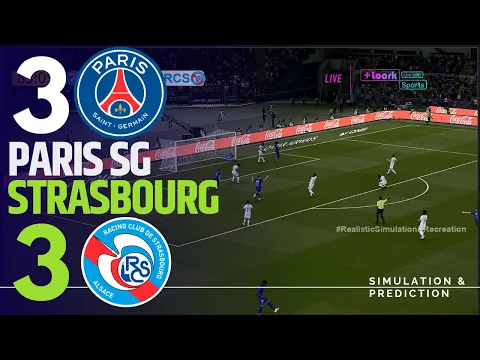 Video Thumbnail: PSG 3-3 STRASBOURG: Résumé / Ligue 1 / Simulation de jeux vidéo et récréation