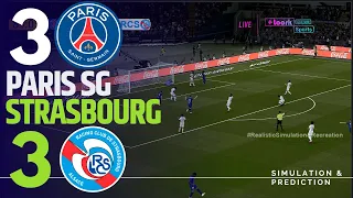 PSG 3-3 STRASBOURG: Résumé / Ligue 1 / Simulation de jeux vidéo et récréation