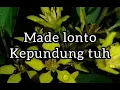 Download Lagu Tembang lawas bali Made lonto Kepundung tuh (lirik lagu bali)