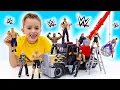 Download Lagu Vlad and Niki do sports together with WWE toys and become stronger