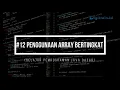 Belajar Pemrograman Java Dasar Mengenal Penggunaan Array Bertingkat