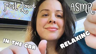 LOFI ASMR IN THE CAR - relax w/ me on my lunch break at the park // Background ASMR #asmrsounds