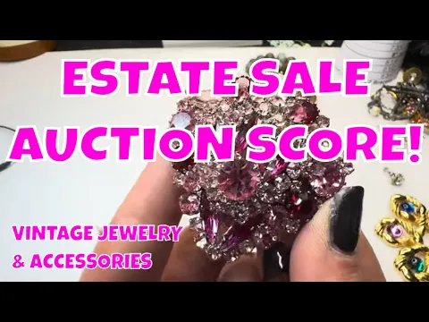 Download MP3 Unveiling Incredible Vintage Jewelry & Accessories From Estate Auctions - Home Sourcing Success!