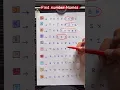Find number names Activity for kids Math Activity