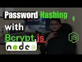 Password Hashing using Bcrypt nodejs in hindi