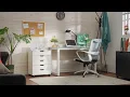 DEVAISE White 5-Drawer Wood Storage Dresser Cabinet with Wheels 2022