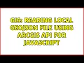 GIS Reading local GeoJSON file using ArcGIS API for JavaScript