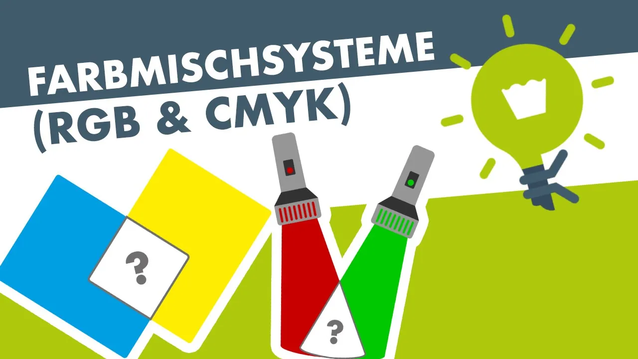 Additive & subtraktive FARBMISCHUNG (einfach erklärt)