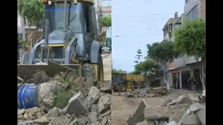 Remueven escombros de obra inconclusa en el Callao tras denuncia de ATV Matinal