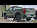 GMC SIERRA REGULAR CAB AT4 Dark Olive Green ARMY GREEN