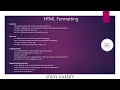 HTML FORMATTING TAGS with Source Code STUDY VARSITY