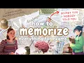How to memorize notes 2x faster memorization hacks study tips