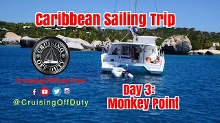 Caribbean Trip. Day 3 – The best scuba yet at Monkey Point. BVI. Ep53