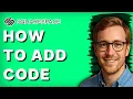 How to Add Code to Squarespace 2026 Full Guide